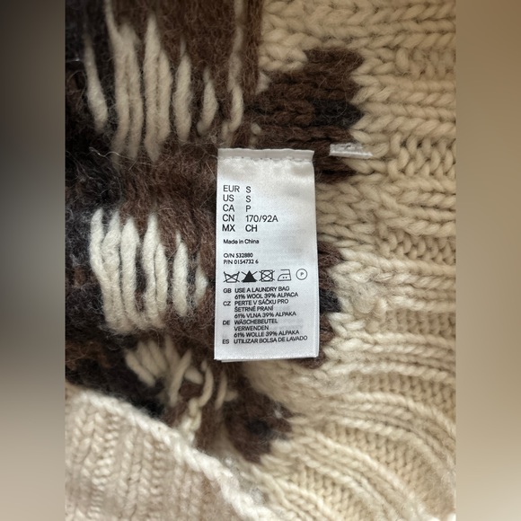 H&M x Maison Margiela wool/alpaca blend sweater - Picture 4 of 4